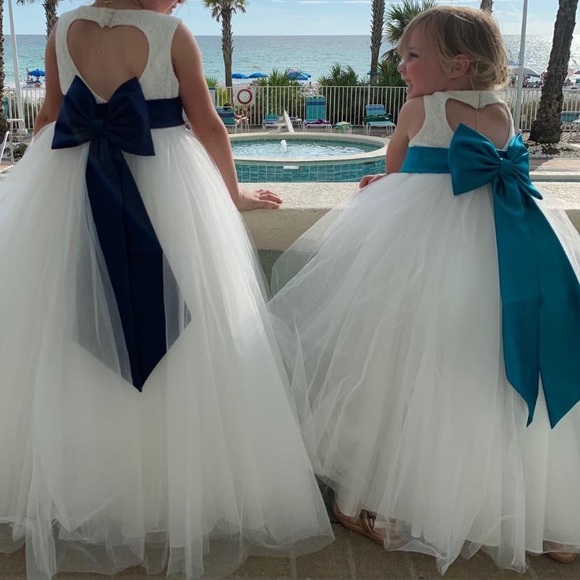 David’s Bridal Flower Girl Wedding Dress - Picture 3 of 3